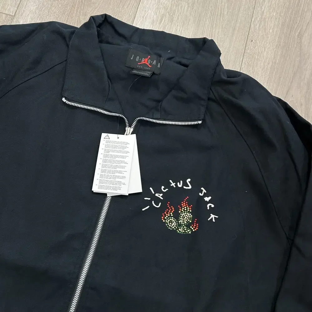 Travis Scott x Jordan Woven Jacket Black size XXL SF